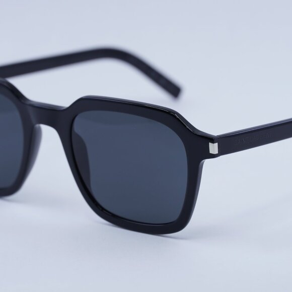 🕶️ New Saint Laurent SL715 SLIM 001 Sunglasses - Black Frame, Black Lenses - Picture 4 of 10